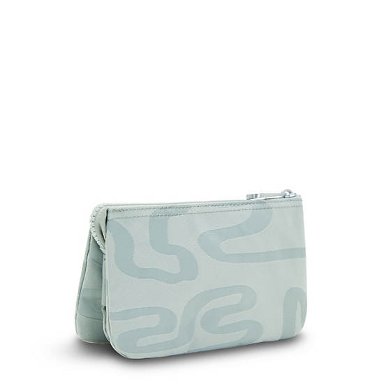 Sacs Kipling Creativity Large Printed Pouch Turquoise | FR 1118BE